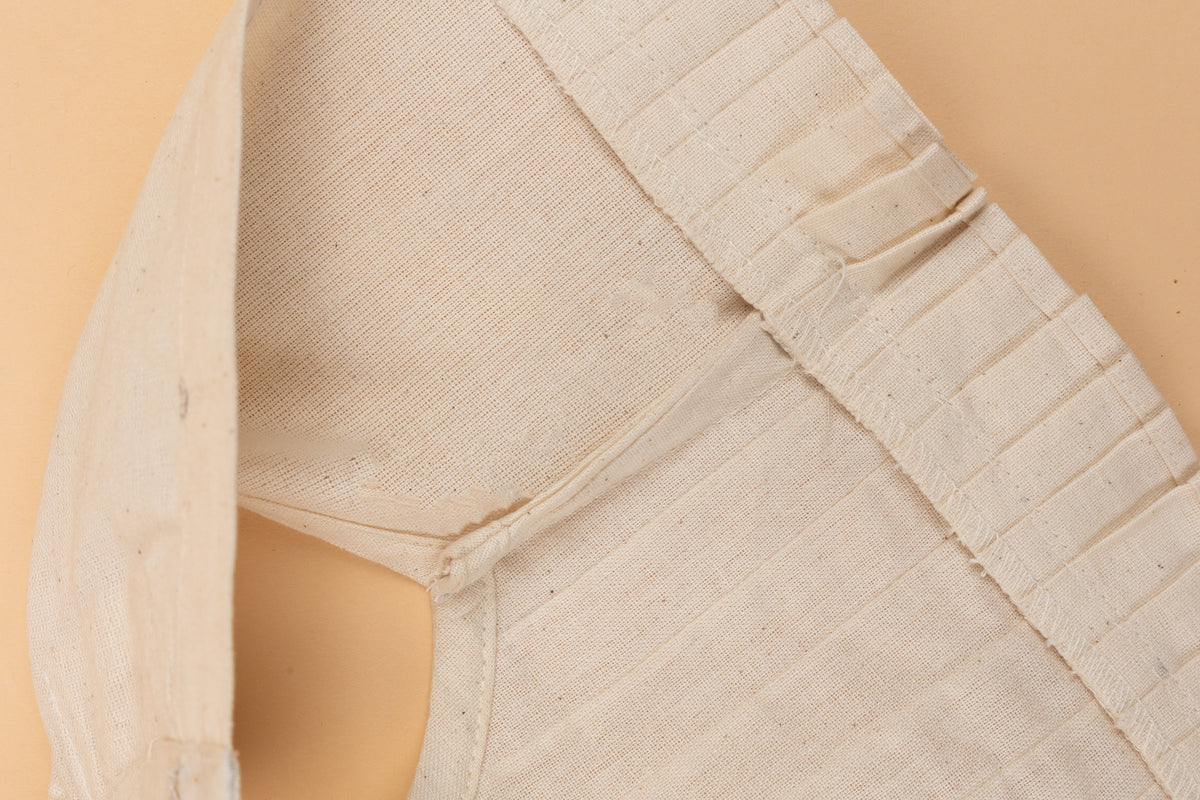 High Neck Khadi Crop Top & Pant - Girls