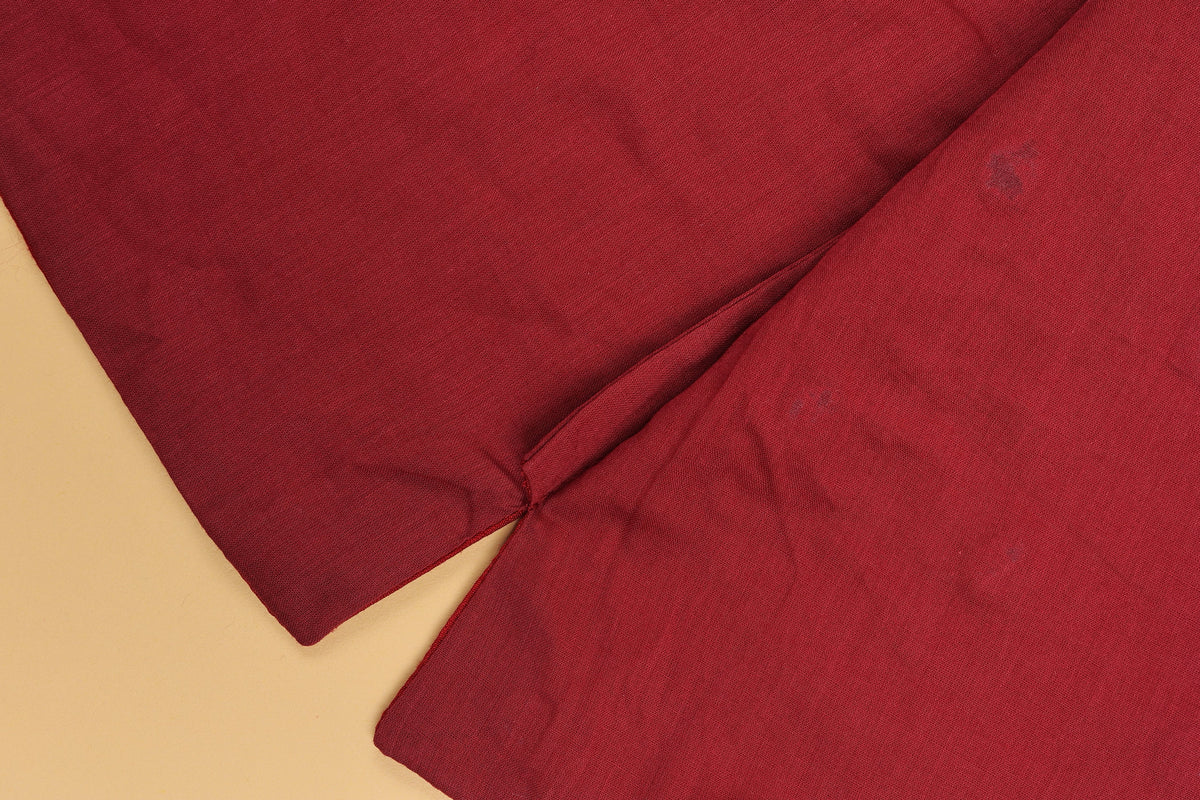 Maroon Embellished Kurta Dhoti - Boys