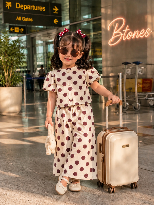 Polka Dot Co-ord Set - Girls