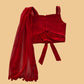 Red & Yellow Mirror work Lehenga Choli - Girls