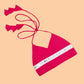 Pink & White Lehenga Choli - Girls