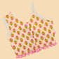 Cream Floral Printed Lehenga Choli - Girls