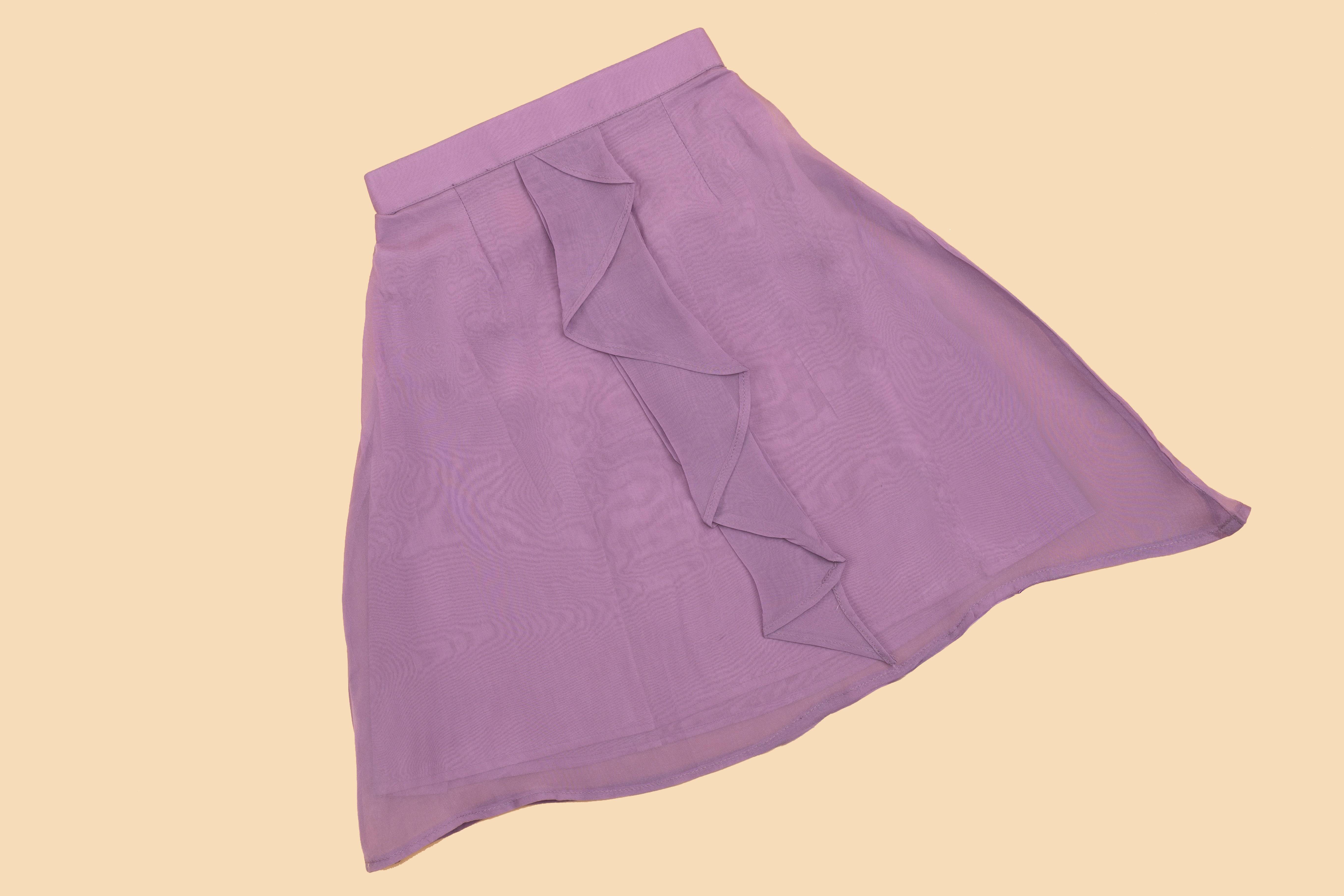 Mauve Embellished Lehenga Choli - Girls