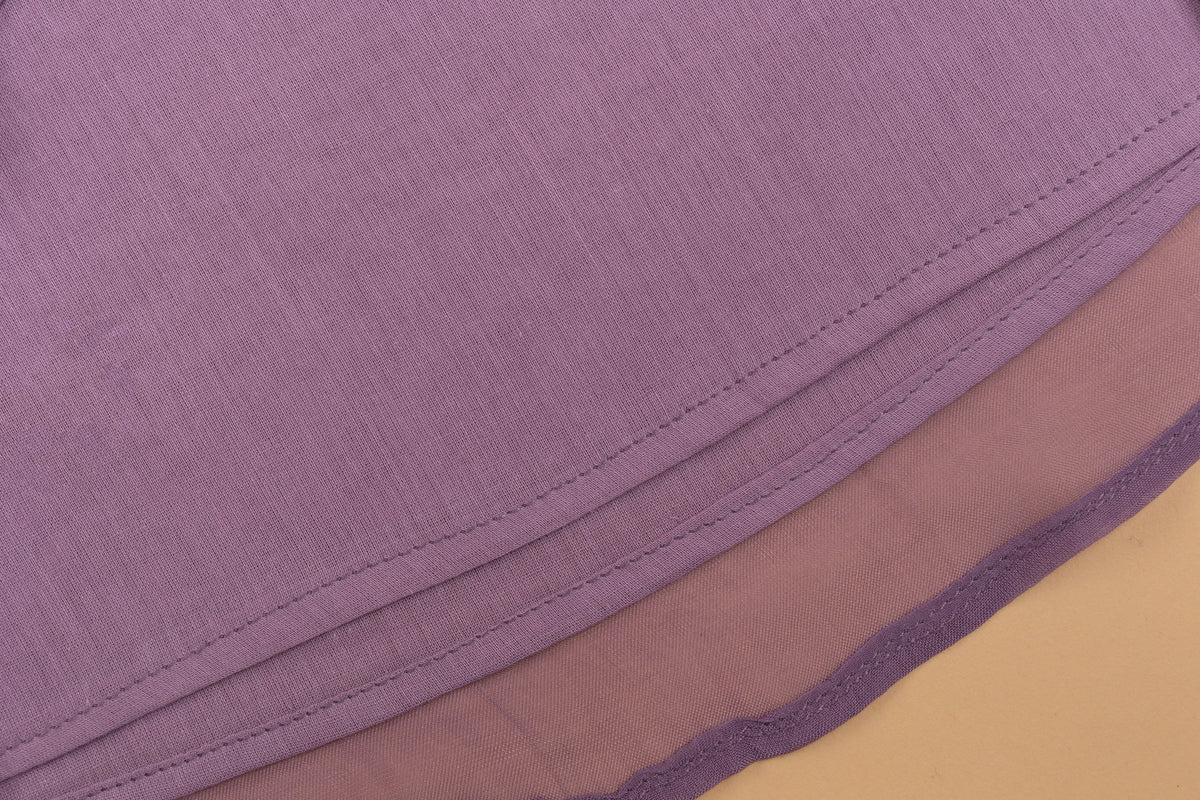 Mauve Embellished Lehenga Choli - Girls