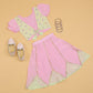 Dual Tone Embellished Lehenga Choli - Girls