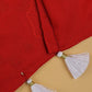 Red Embroidered Crop Top & Palazzo - Girls