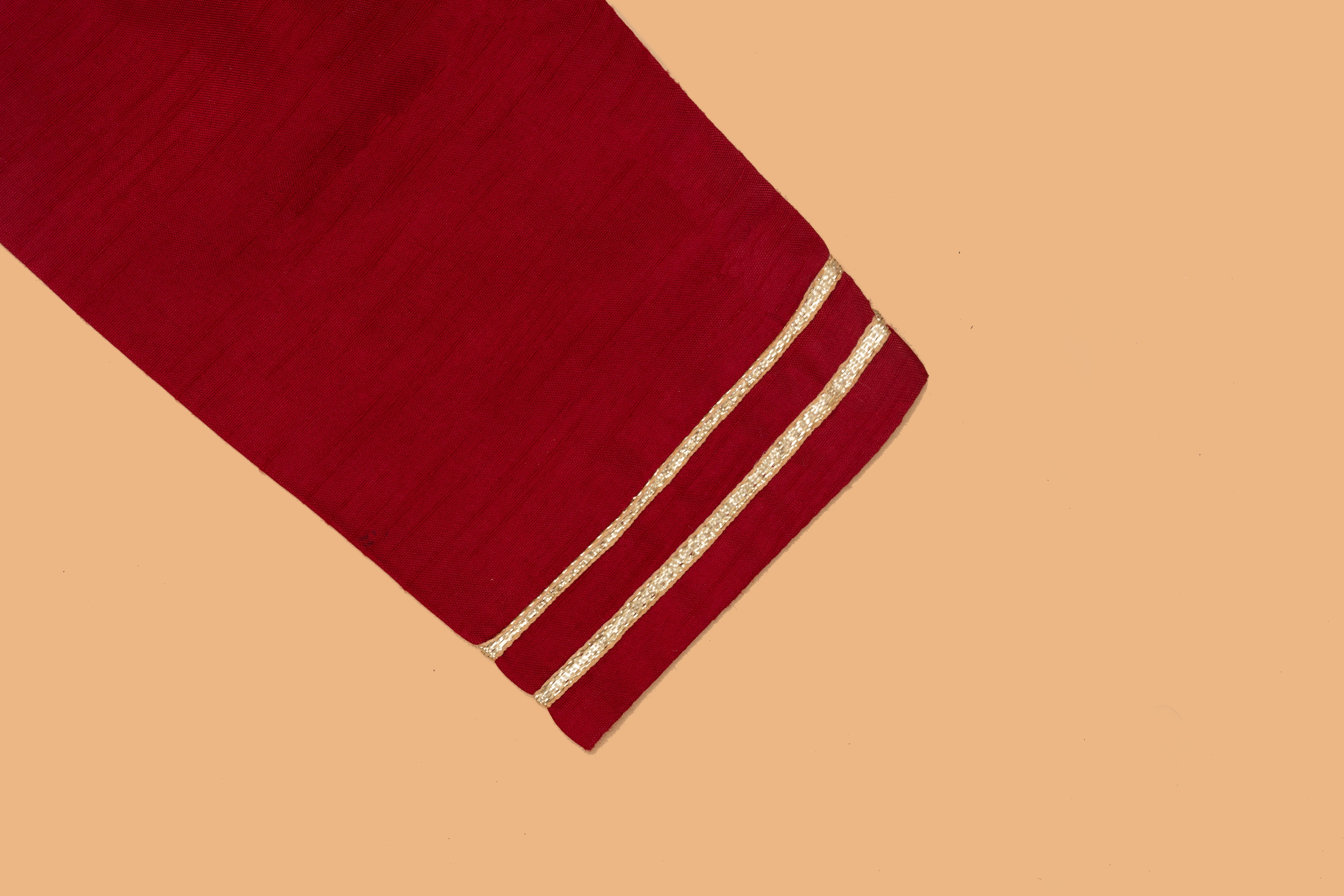 Maroon Embellished Kurta Dhoti - Boys