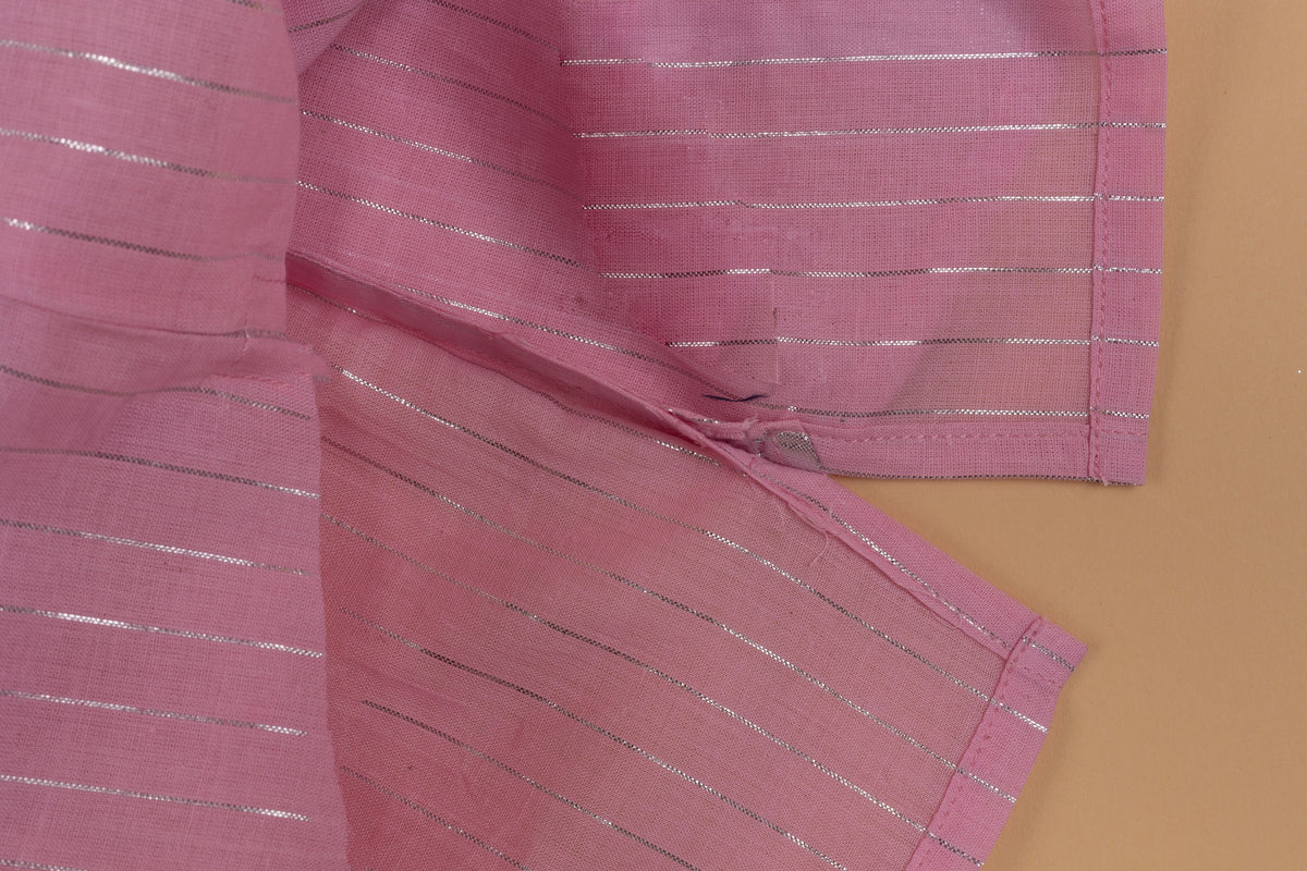 Pink Lurex Kurta Pyjama - Boys