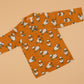 Sheep Printed Kurta Dhoti - Boys