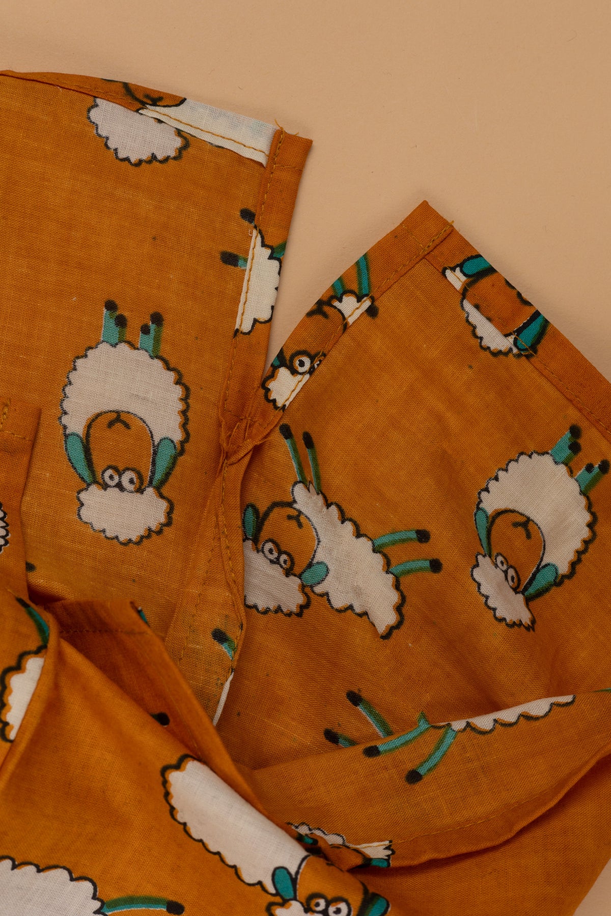 Sheep Printed Kurta Dhoti - Boys